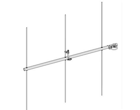 The most common is to take a length of rigid tubing, cut to the desired boomlength, and mount the <b>elements</b> with U-bolts, pipe clamps, muffler clamps or what-have-you. . 2 element yagi calculator